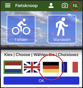 Fietsknoop auf Deutsch