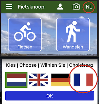 Fietsknoop en Français